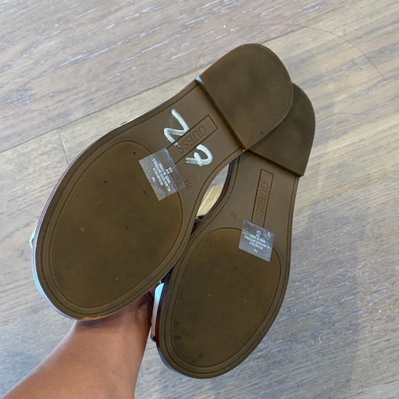 Guess Women's Cream Studded Sandals - Picture 2 of 2